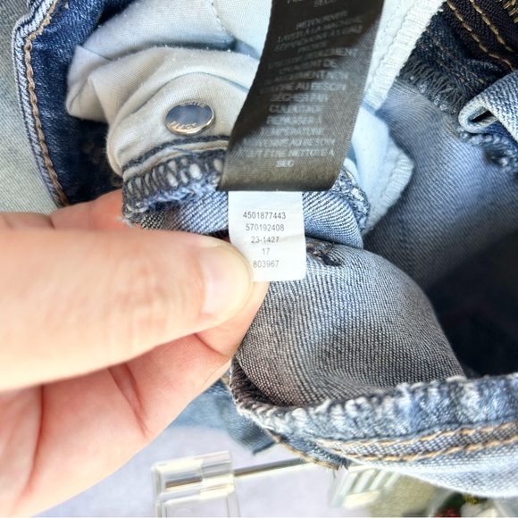 WHBM The Skimmer distressed skinny jeans women’s size 0 - Picture 10 of 12